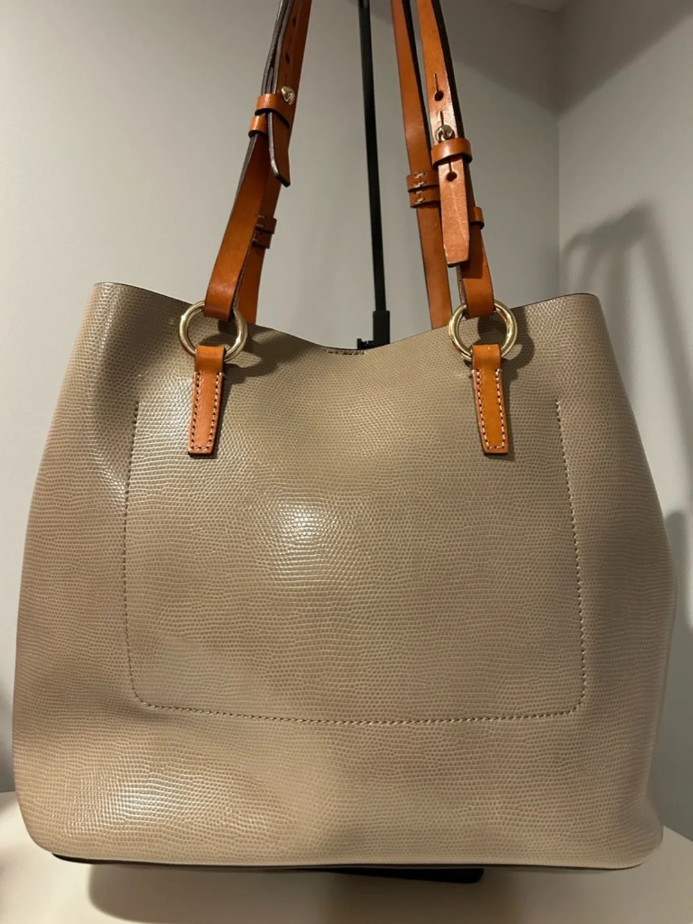 Dooney & Bourke Sienna Briana Textured Leather Tote w Matching Wristlet NWOT - Picture 8 of 13
